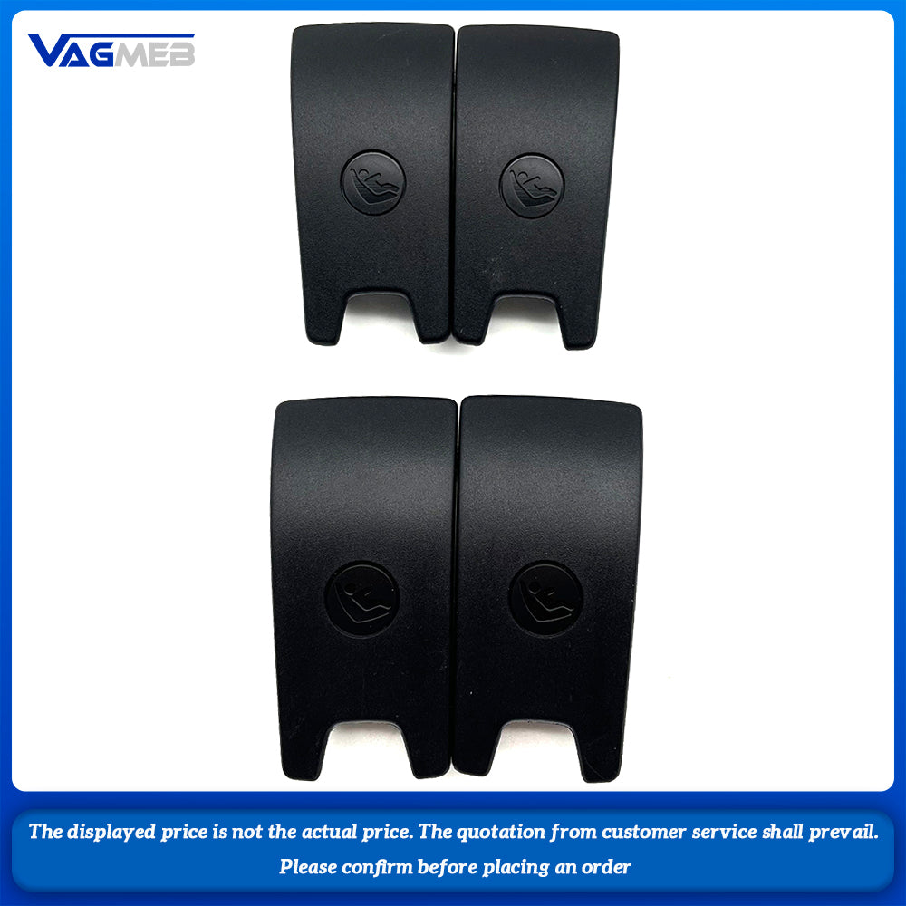 New Black Child Restraint Rear Seat Hook ISOFIX Cover For Audi A4 A5 A6 A7 S5 S4 S6 2017 2018 2019 - 2021 8W0 887 187