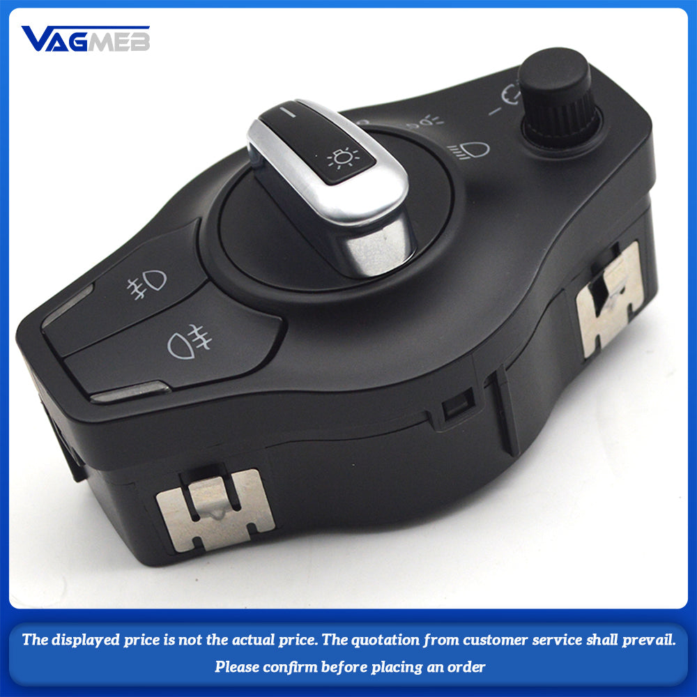 Chrome AUTO Headlight Fog Light Switch Control For Audi Q5 A5 S5 Coupe Sportback A4 S4 Avant B8 8K0 941 531 AS