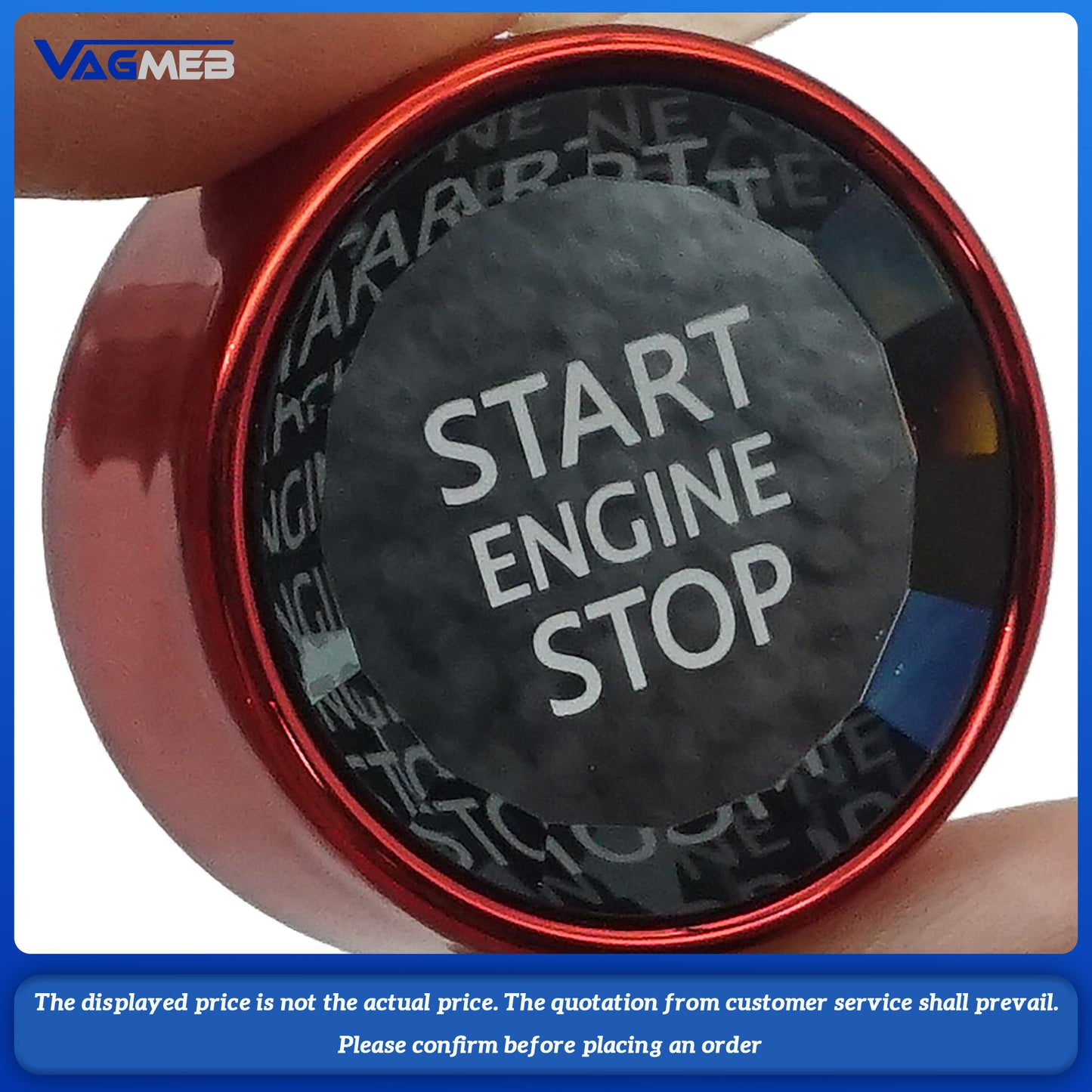 Engine START STOP Button Accessories For VW Golf MK7 Passat B8