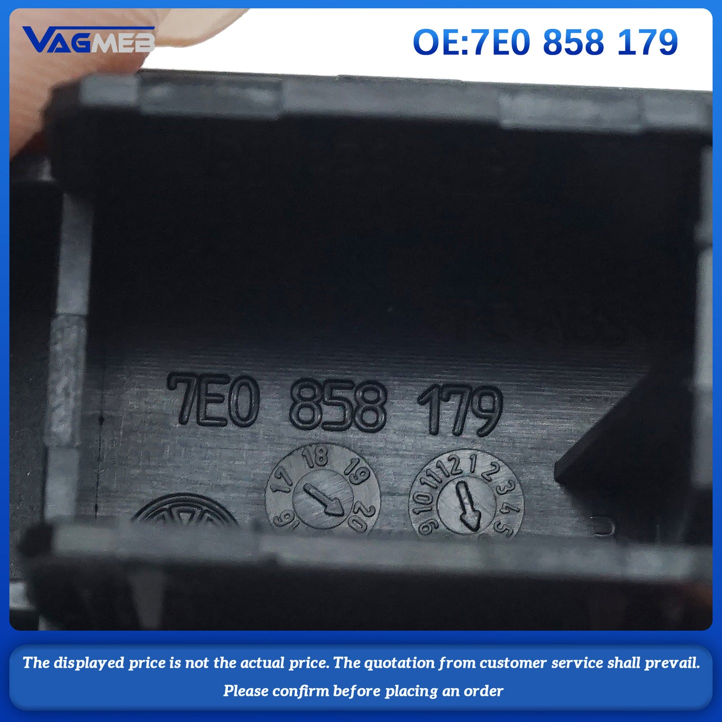 Genuine for VW Transporter Dummy Cover 7E0858179