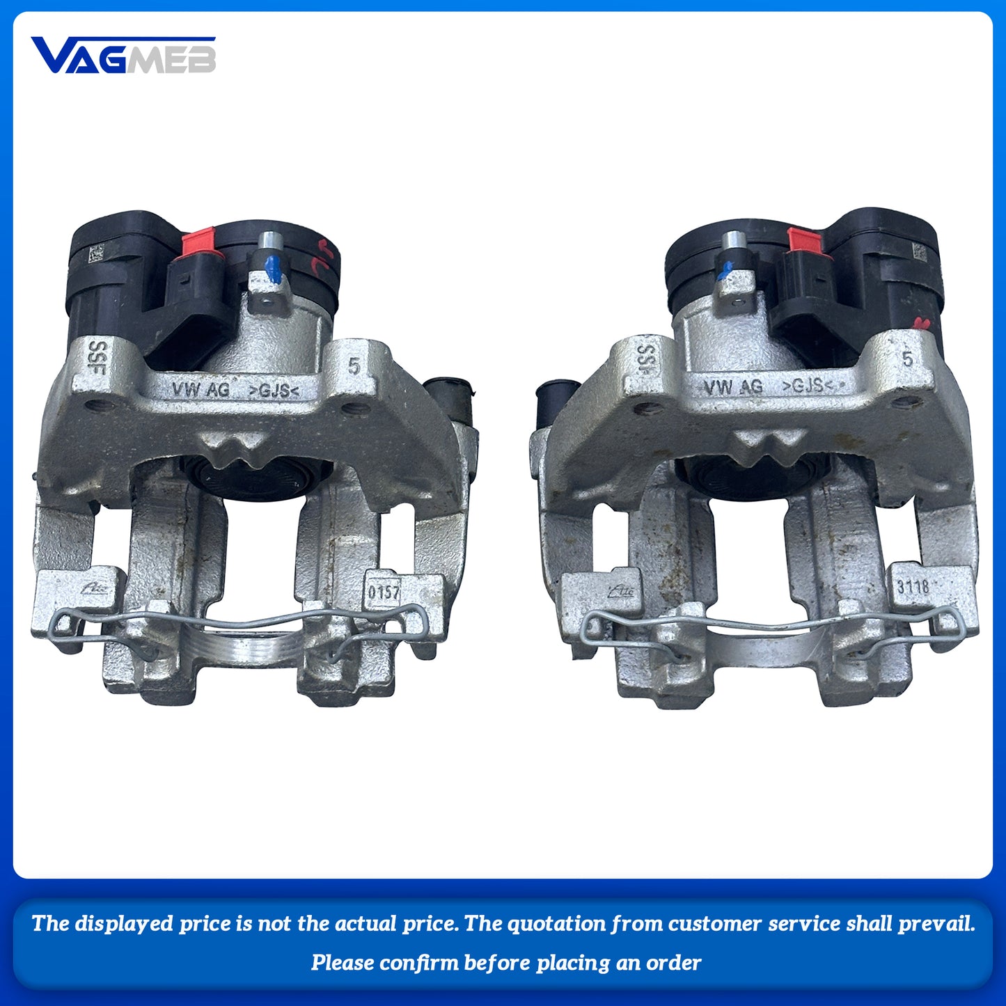A set of 310MM rear calipers For VW MQB Passat B8 Tiguan MK2