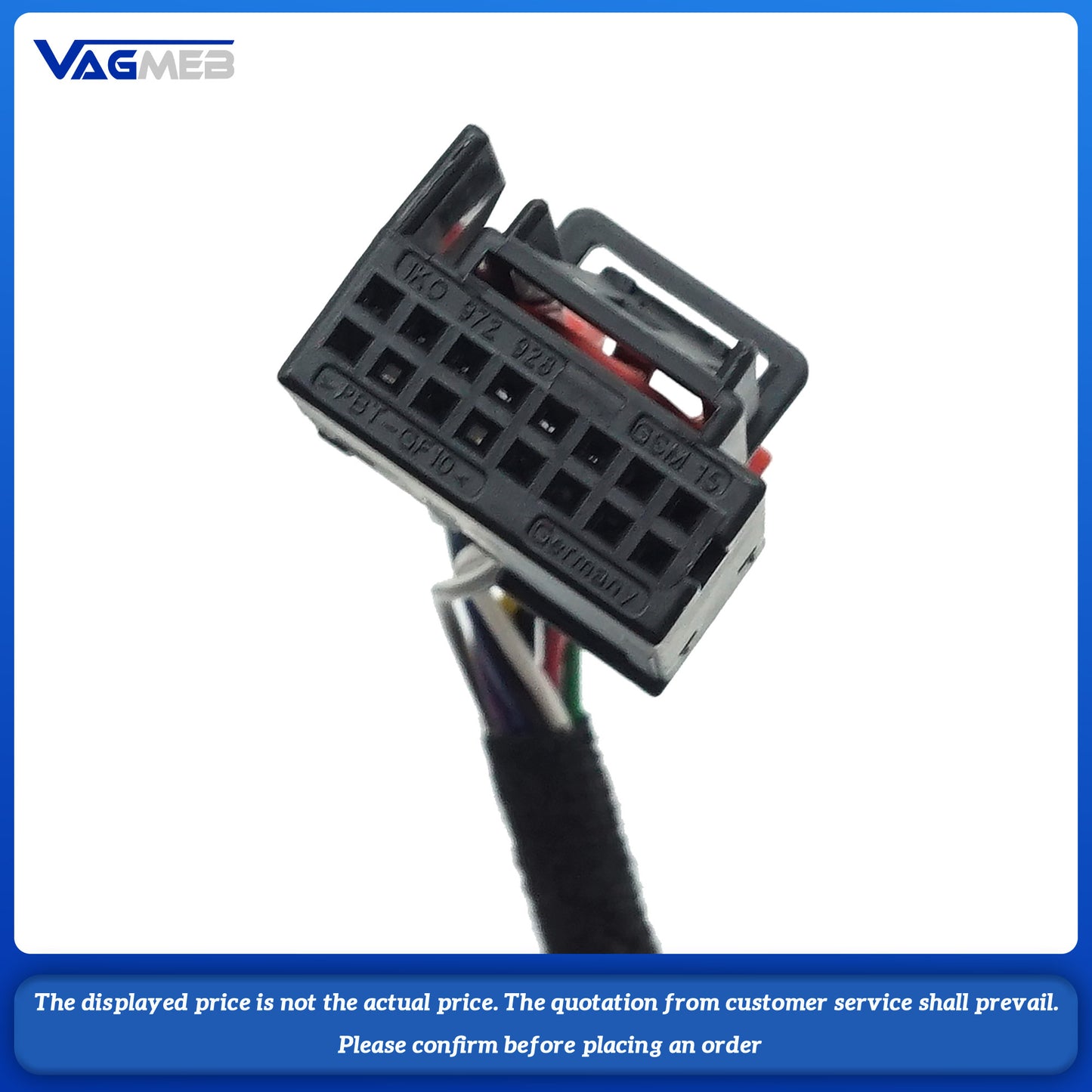 For the VW T-Roc, a pair of rearview mirror assemblies in a folded design with rearview lights