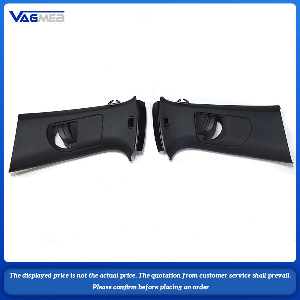 For VW Golf MK7 the B-pillar and C-pillar trim panels are black
