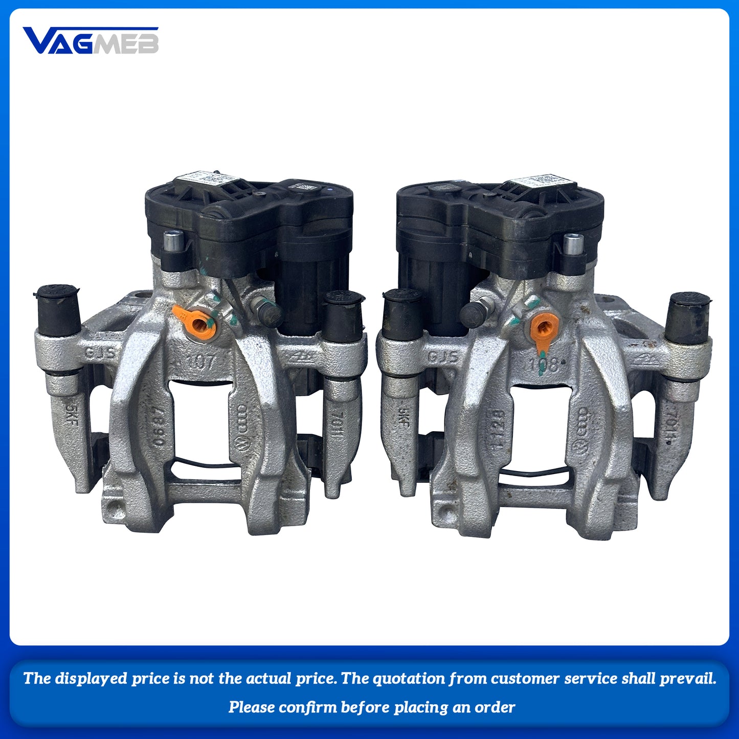 A set of 310MM rear calipers For VW MQB Passat B8 Tiguan MK2