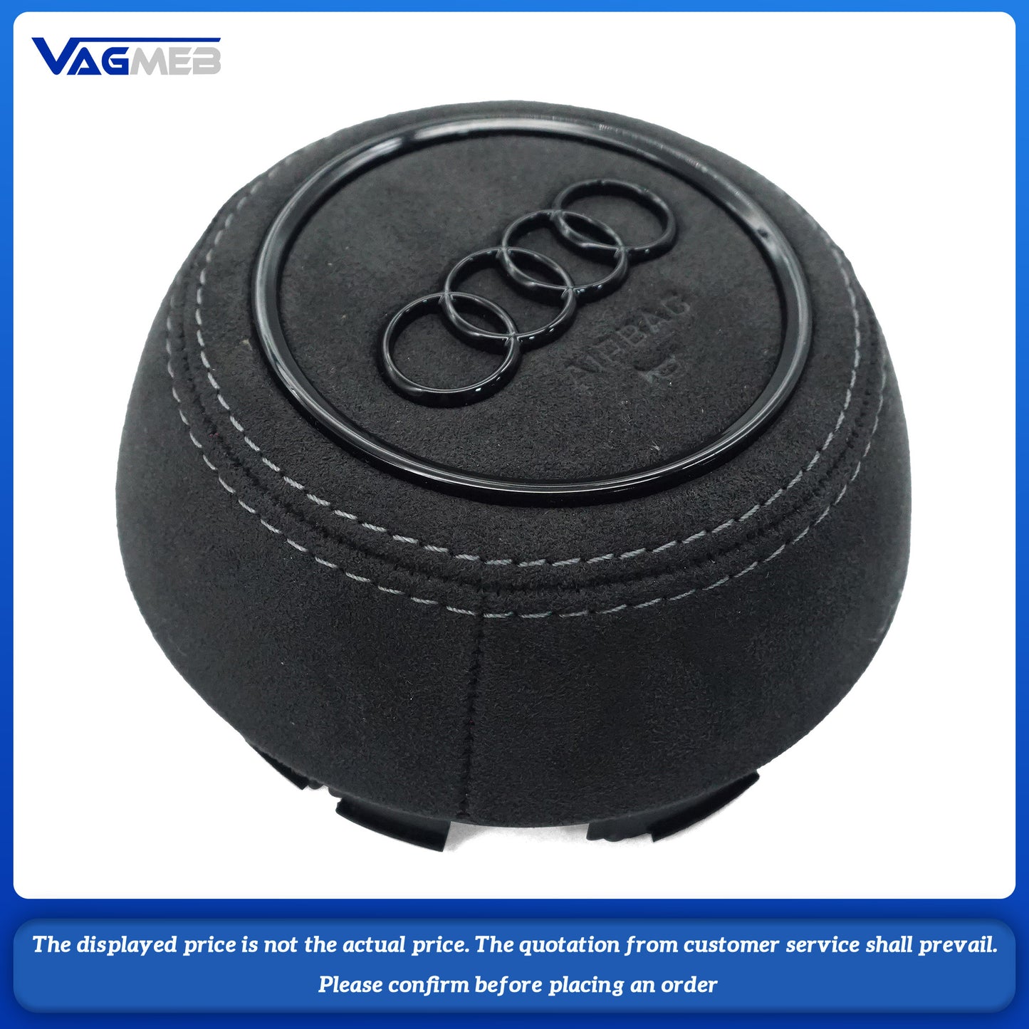 Custom high quality carbon fiber steering wheel For Audi RS logo RS3