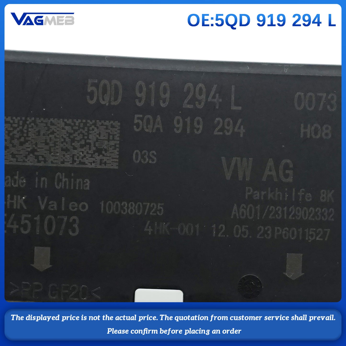 FOR VW Polo 2019 Intelligent Auto Parking OPS Front and Rear Full 8K Assist Park Assist