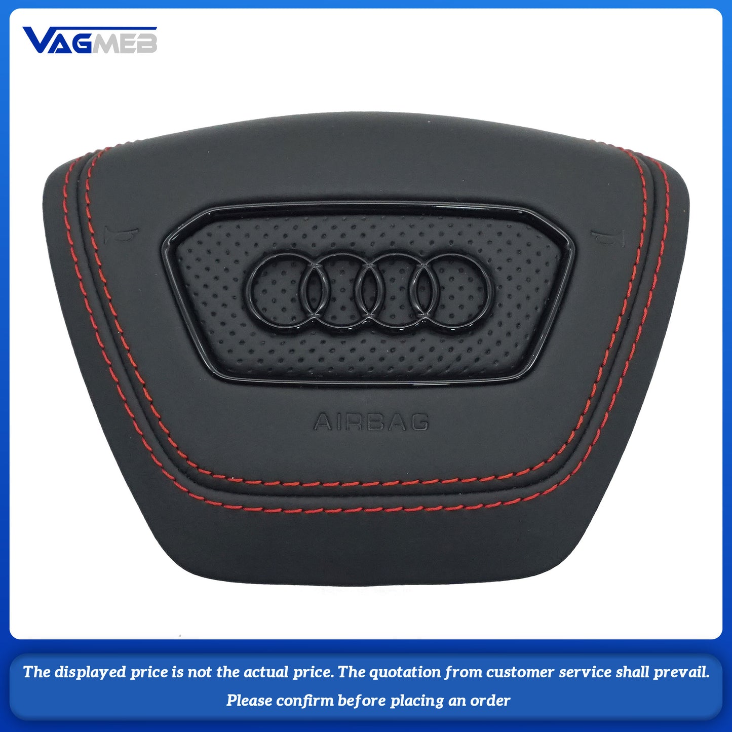 Car Interior Forged LED Carbon Fiber Steering Wheel For RS LOGO A6C8