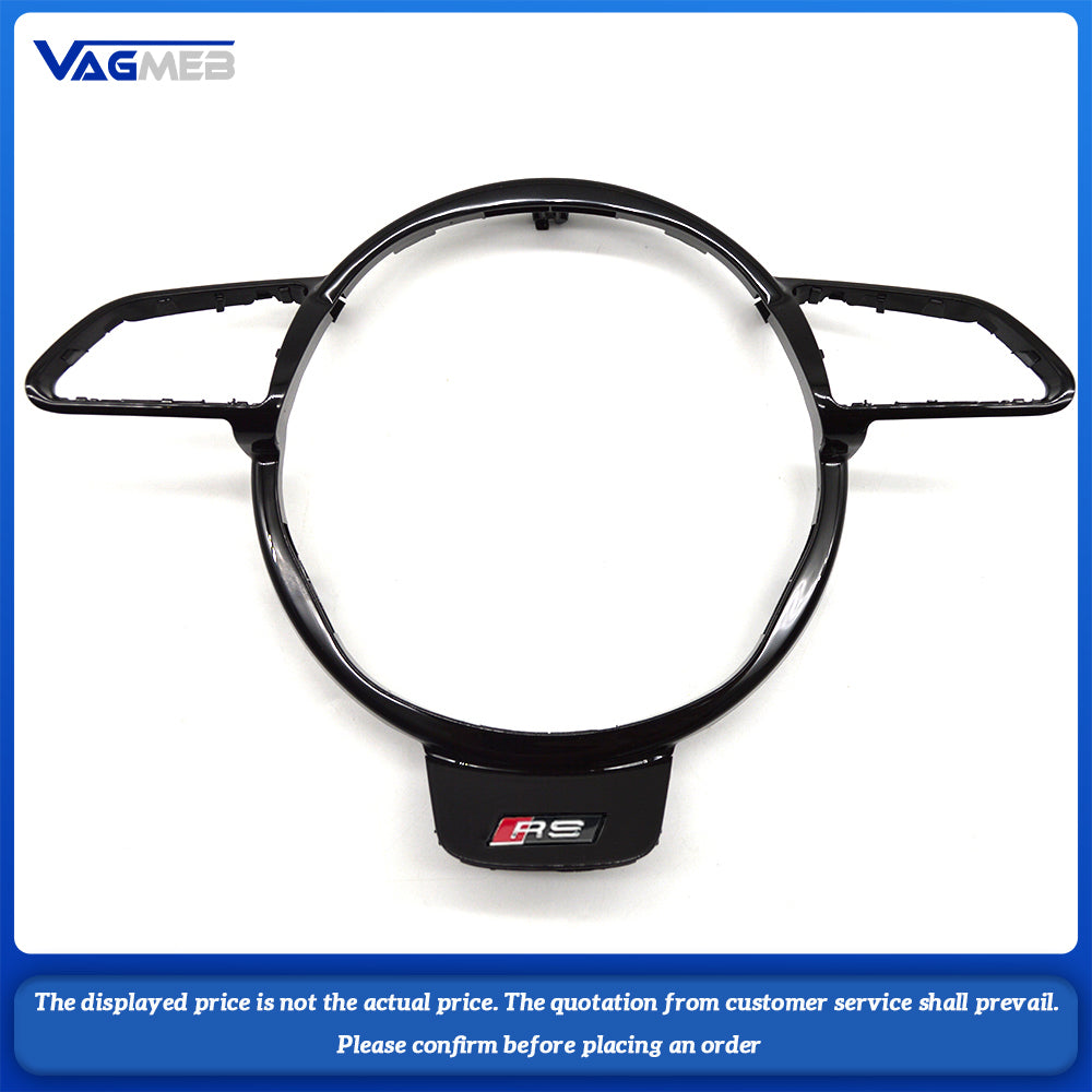 For Audi A4 B8 A6 C7 A3 8V Steering Wheel Black Frame Assembly Accessories