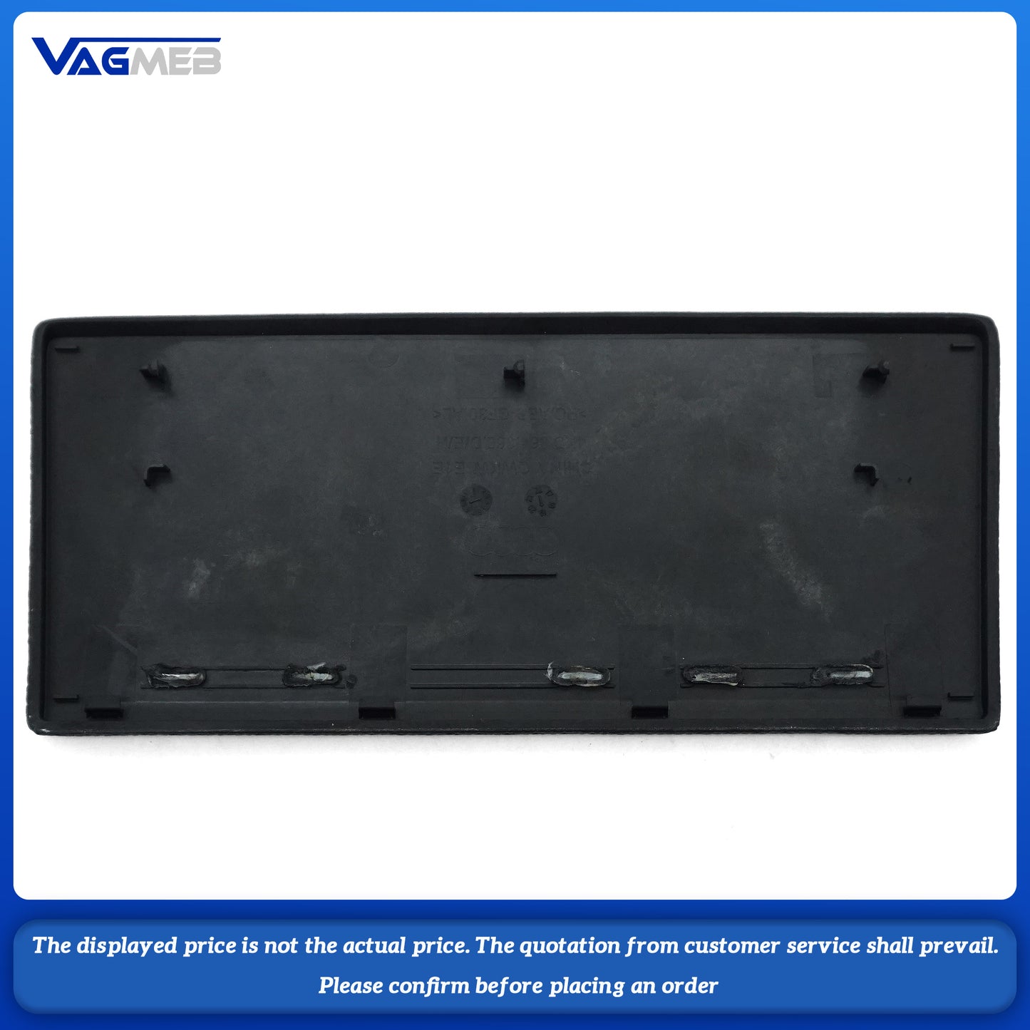 For Audi A6C8 A7 Central aisle cup holder carbon fiber trim plate