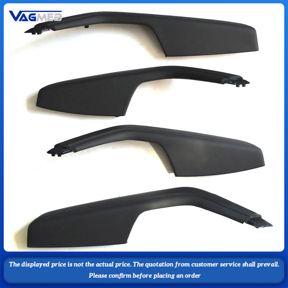 For Audi A4B9, the inner handles of the four doors are made of genuine white leather 4KD 867 173A174A373A374A
