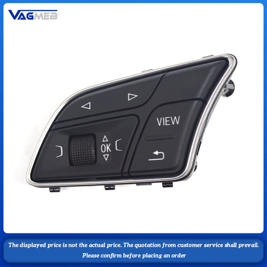 Multi functional steering wheel button For Audi A4 B9 8W0 951 523 F 8W0951523F, steering wheel accessories