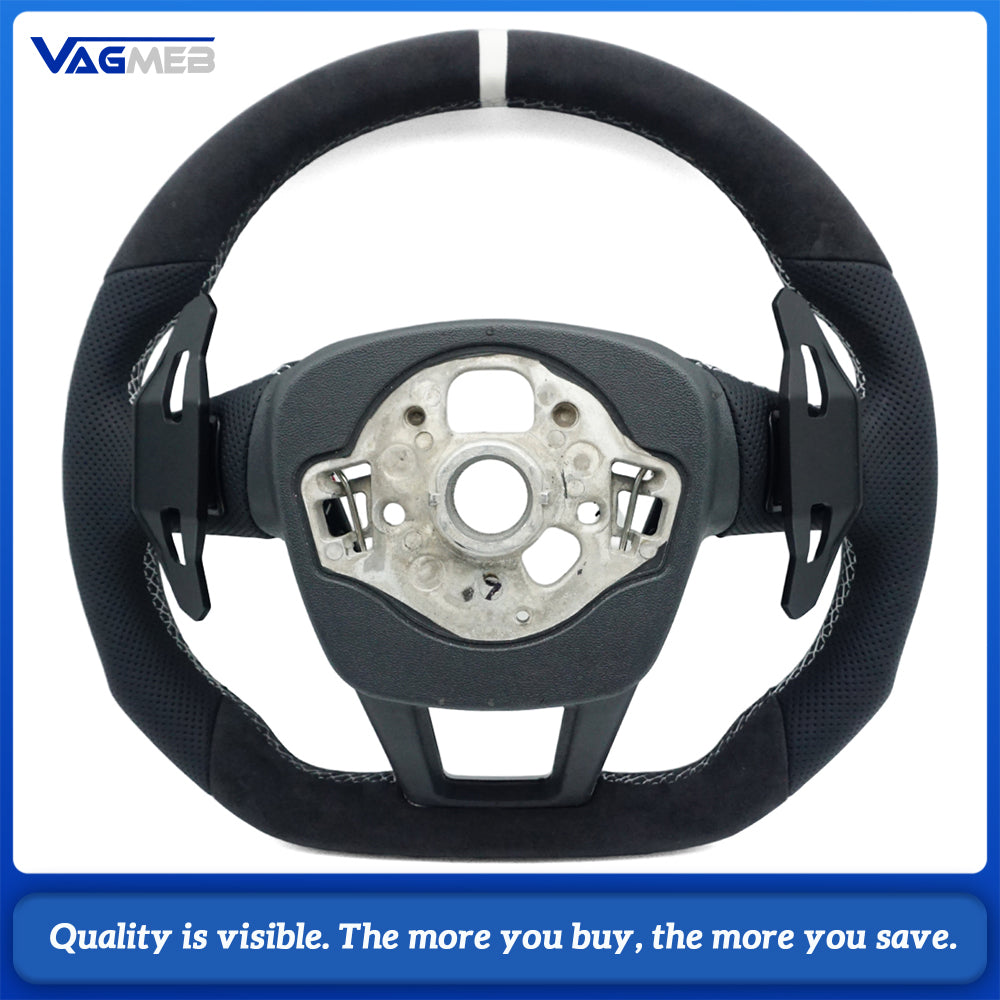 Blackened steering wheel suitable for Audi A6 C8 A7 steering wheel
