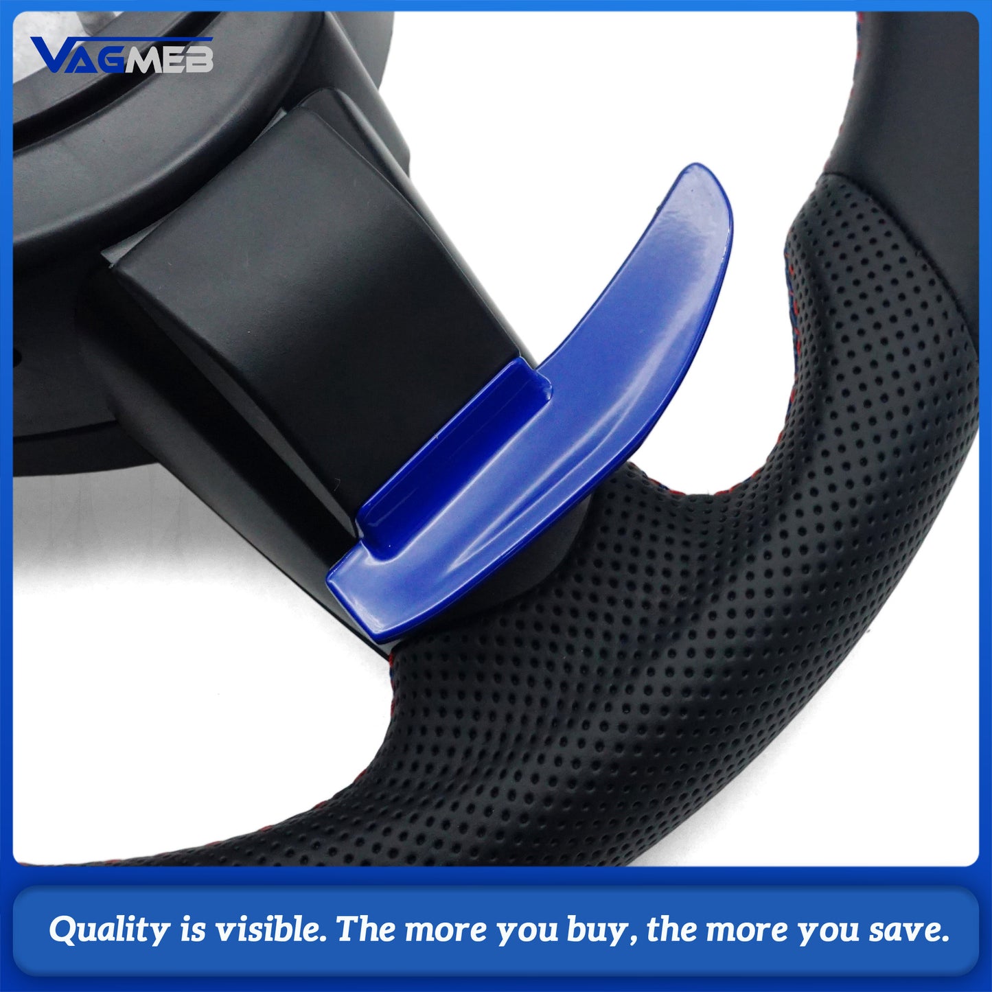 Blue Red M Sport Steering Wheel for BMW F01 F06 F10 F11 F12 F20 F21 F22 F25 F26 F30 F31 F32 F33 F34 F36 M3 F80 M4 F82 M5 F90