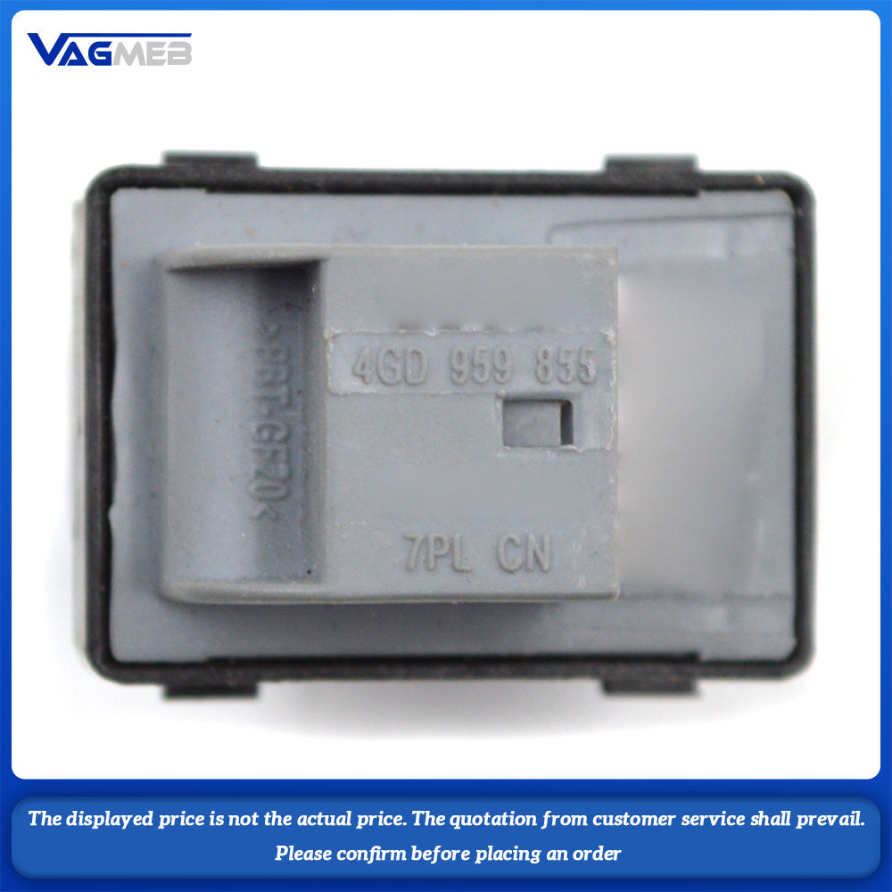 Chrome Master Window Electric Control Switch Button For Audi A4 B8 8KD 959 851 A