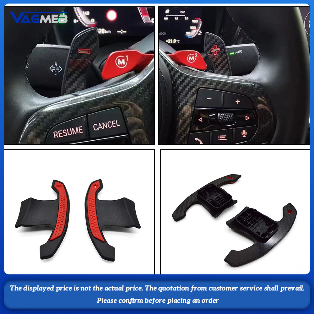 Carbon Fiber Paddle Shifter For BMW F10 F30 F32 G20 G30 F18 F12 F13 F20 F22 F30 F31 F32 F34 F36 Steering Wheel Paddle Extension