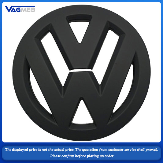 Car Black Front Grill Badges Rear Trunk Emblem Lid Covers Logo Sticker For VW Scirocco(2009-2014)