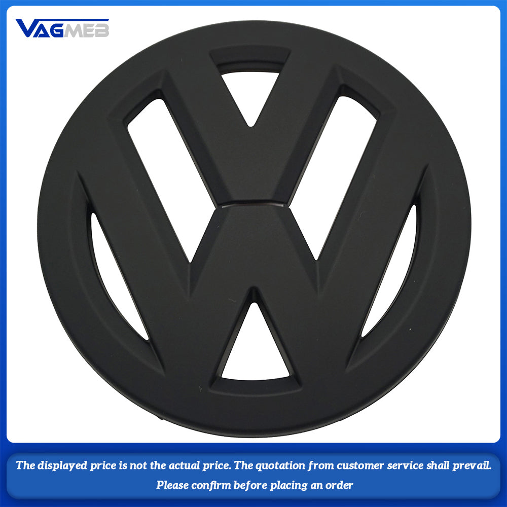 Car Black Front Grill Badges Rear Trunk Emblem Lid Covers Logo Sticker For VW Scirocco(2009-2014)