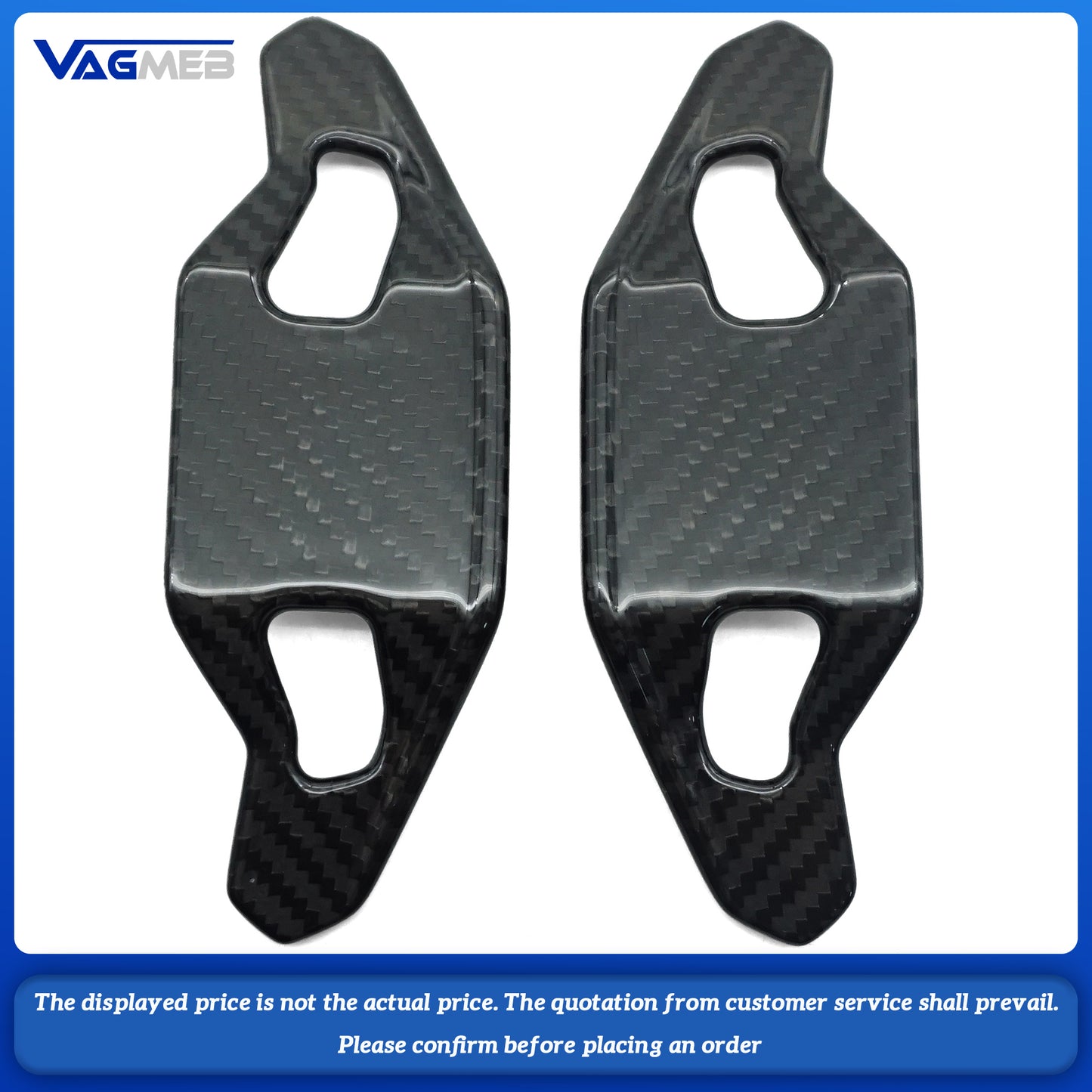 Replace Carbon Fiber Car Steering Wheel Paddle Shift for Audi A38Y
