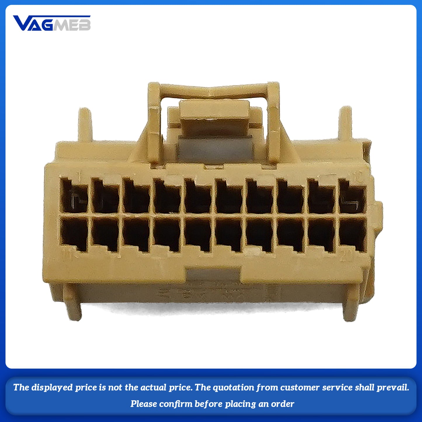 20 Pin Auto connectors Reverse trajectory box module AFS headlights Wire harness plug 1563337-2 8W0972420A For VW Audi Skoda