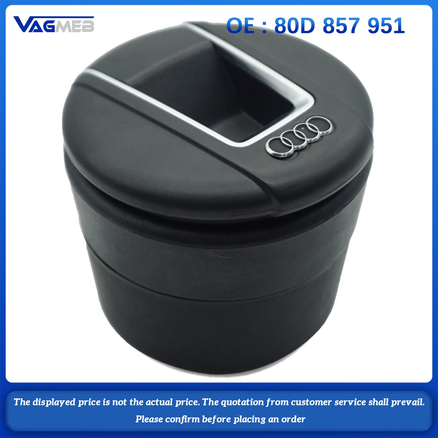 For Audi Q5 FY center console ashtray 80D 857 951