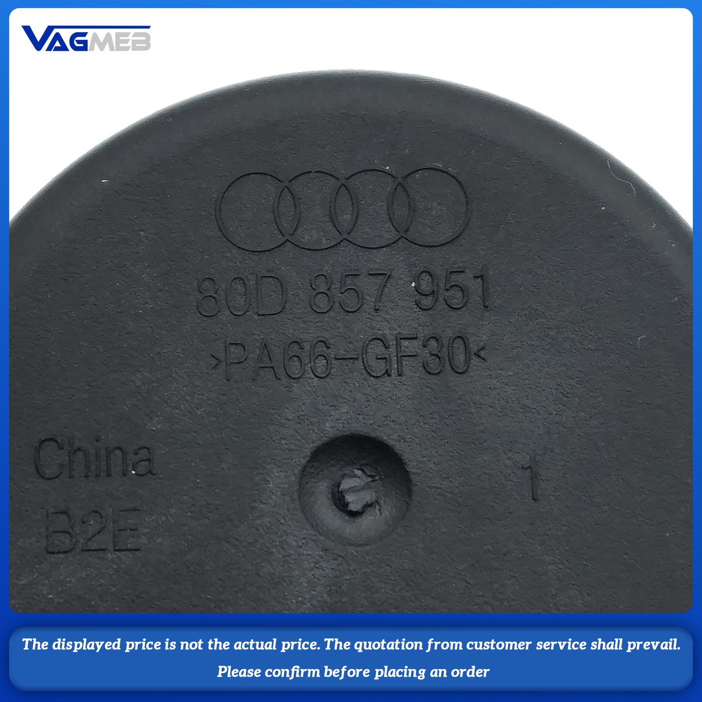For Audi Q5 FY center console ashtray 80D 857 951