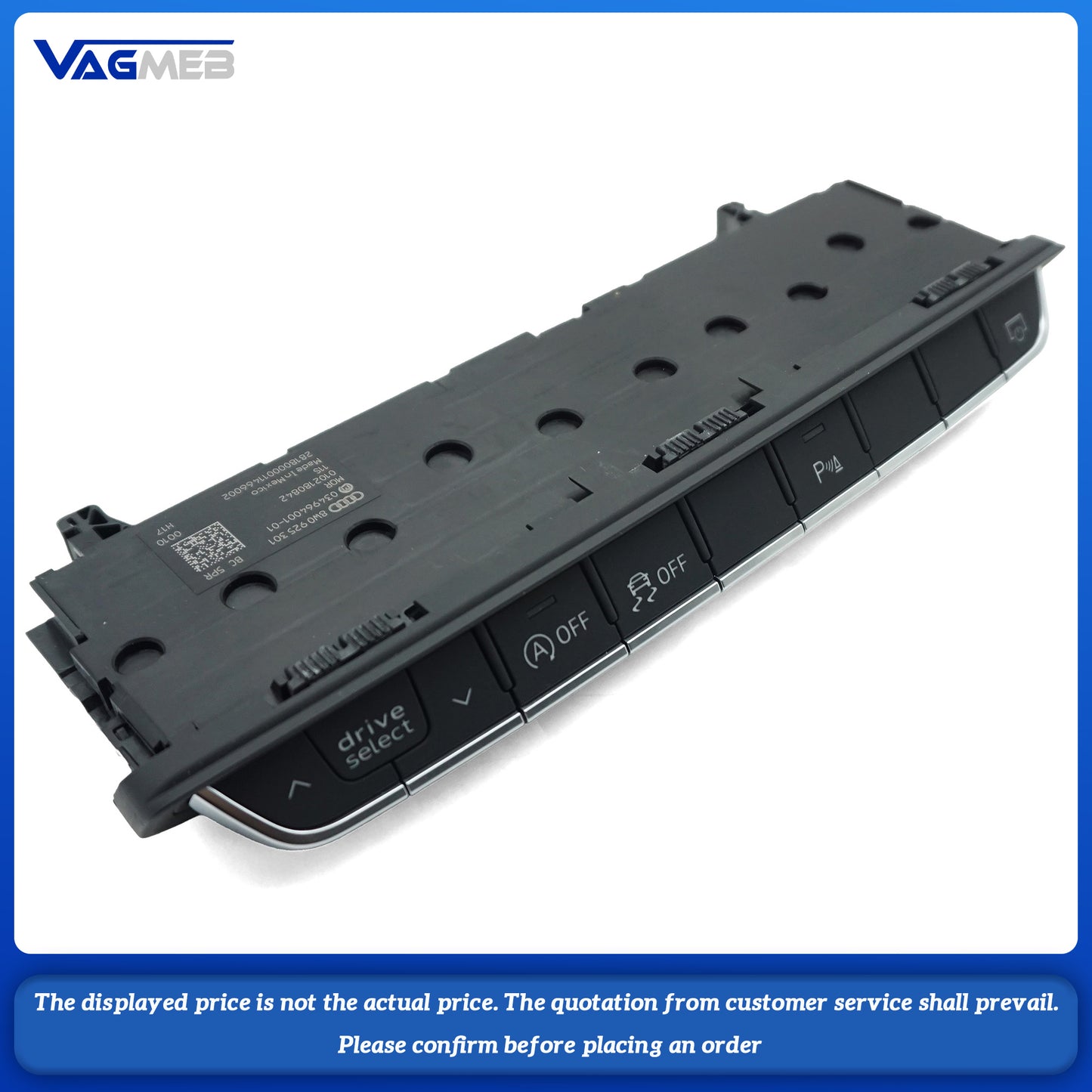 Multi function button switch parking radar switch 8W0 925 301 BC 8W0925301BC For Audi A4 B9 A5 S4 S5 RS4 RS5