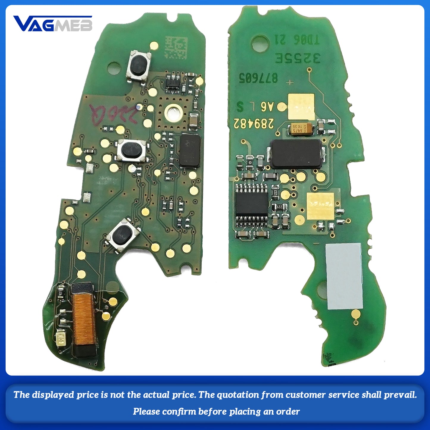 Smart Remote Key 3 Buttons For Audi A6