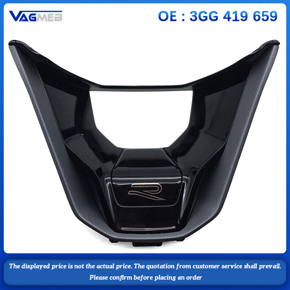 R logo For VW GOLF 8 rline gti Passat Viloran Arteon Tiguan L Teramont steering wheel