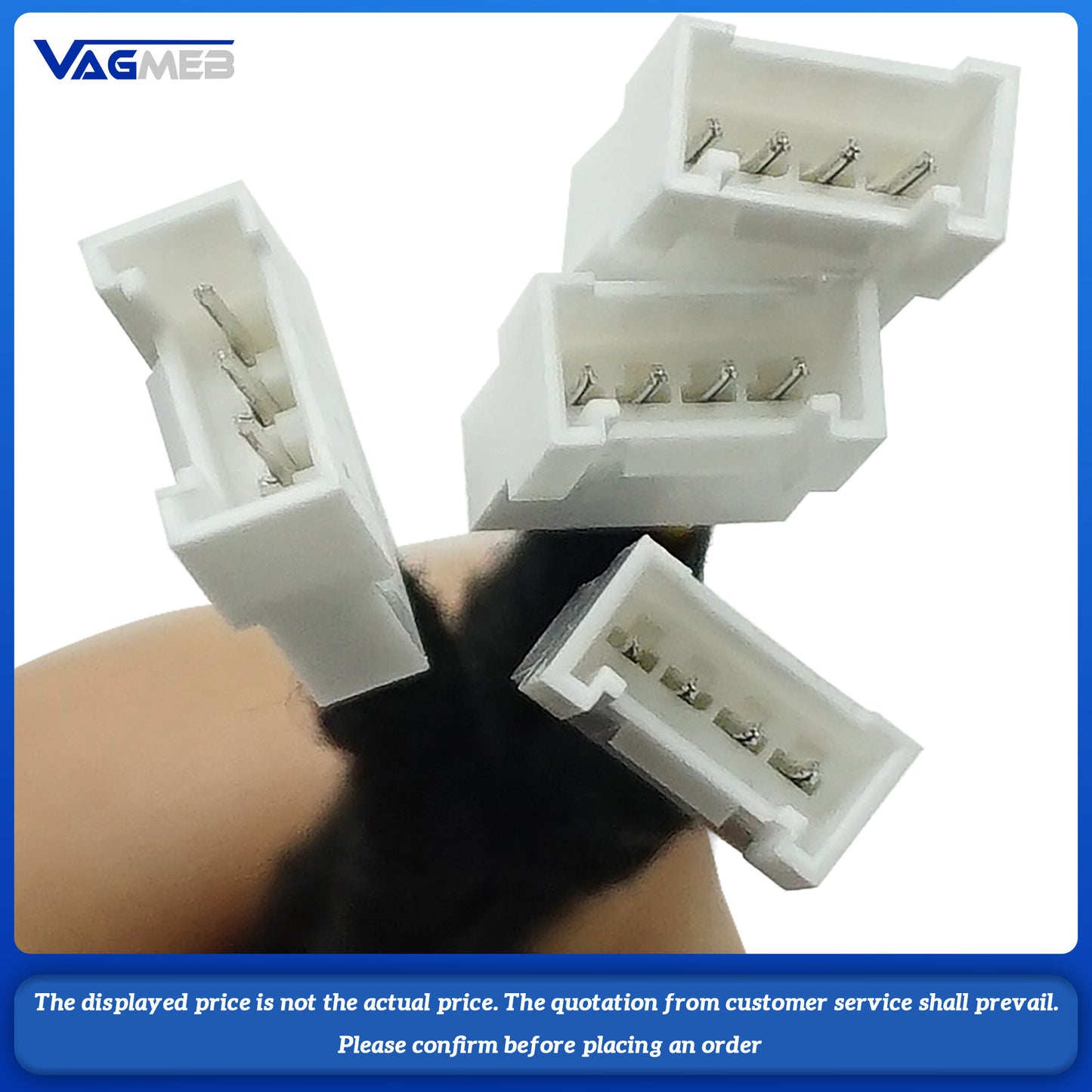 MQB multi-color ambient light small foot socket light + protocol box