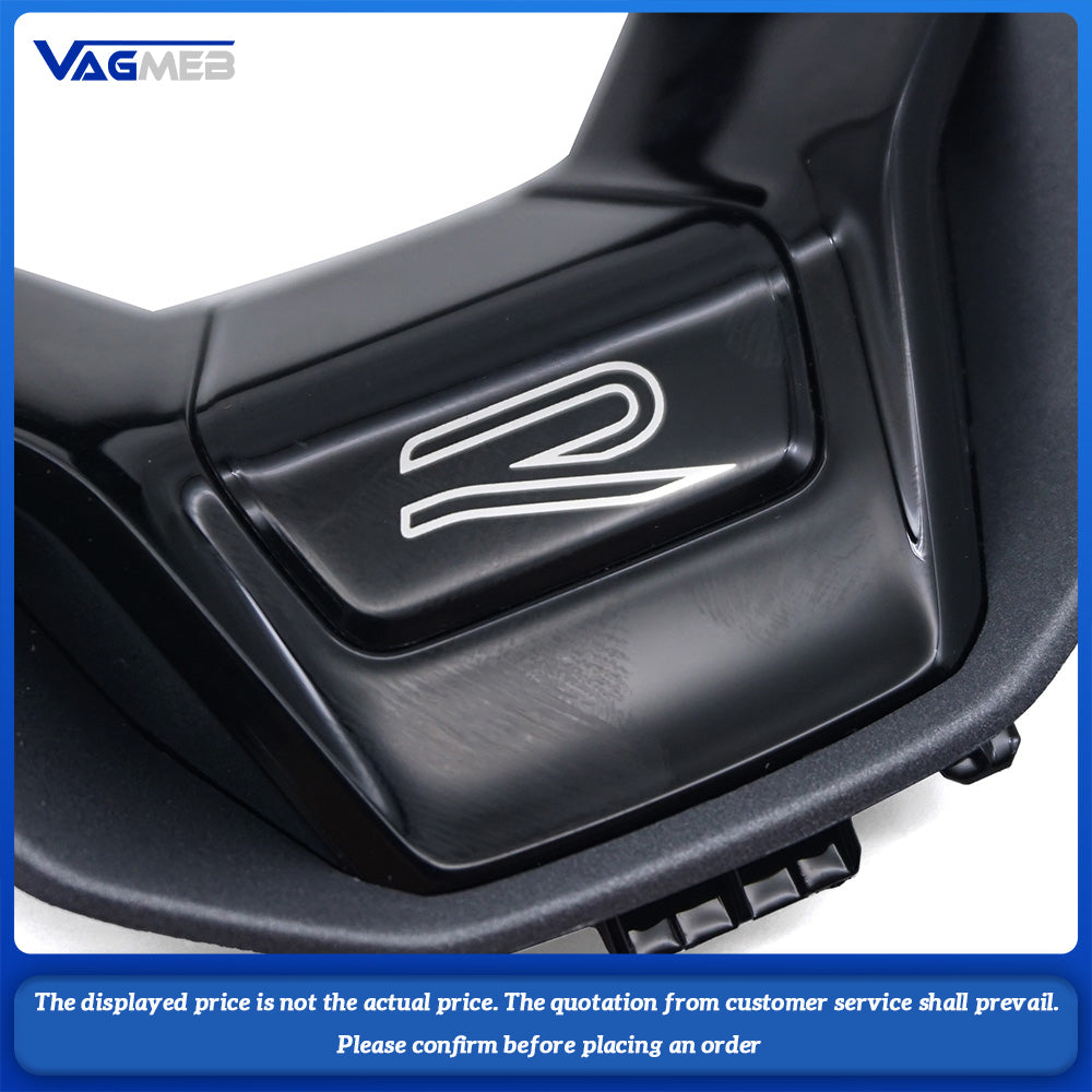 R logo For VW GOLF 8 rline gti Passat Viloran Arteon Tiguan L Teramont steering wheel