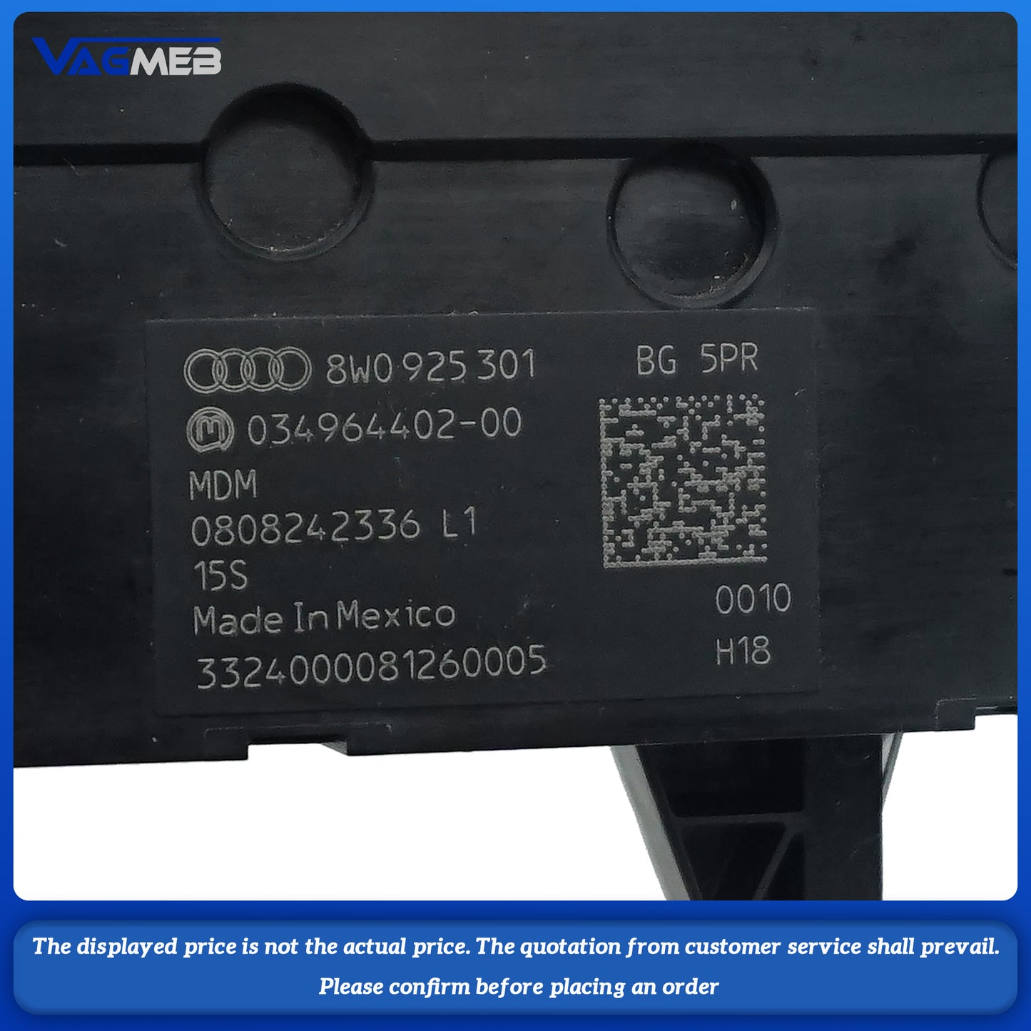 For Audi Q5 FY Good Quality Multiple Drive Select PDC Control Switch Panel 8W0 925 301BG