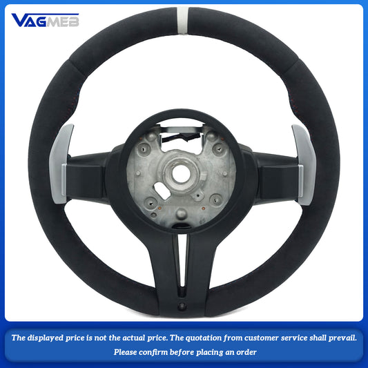 Alcantara sport car steering wheel For BMW M M3 M5 F10 F11 F13 F15 F20 F21 F22 F25 F01 F02 F03 F30 F31 F32 F35 F36 F48