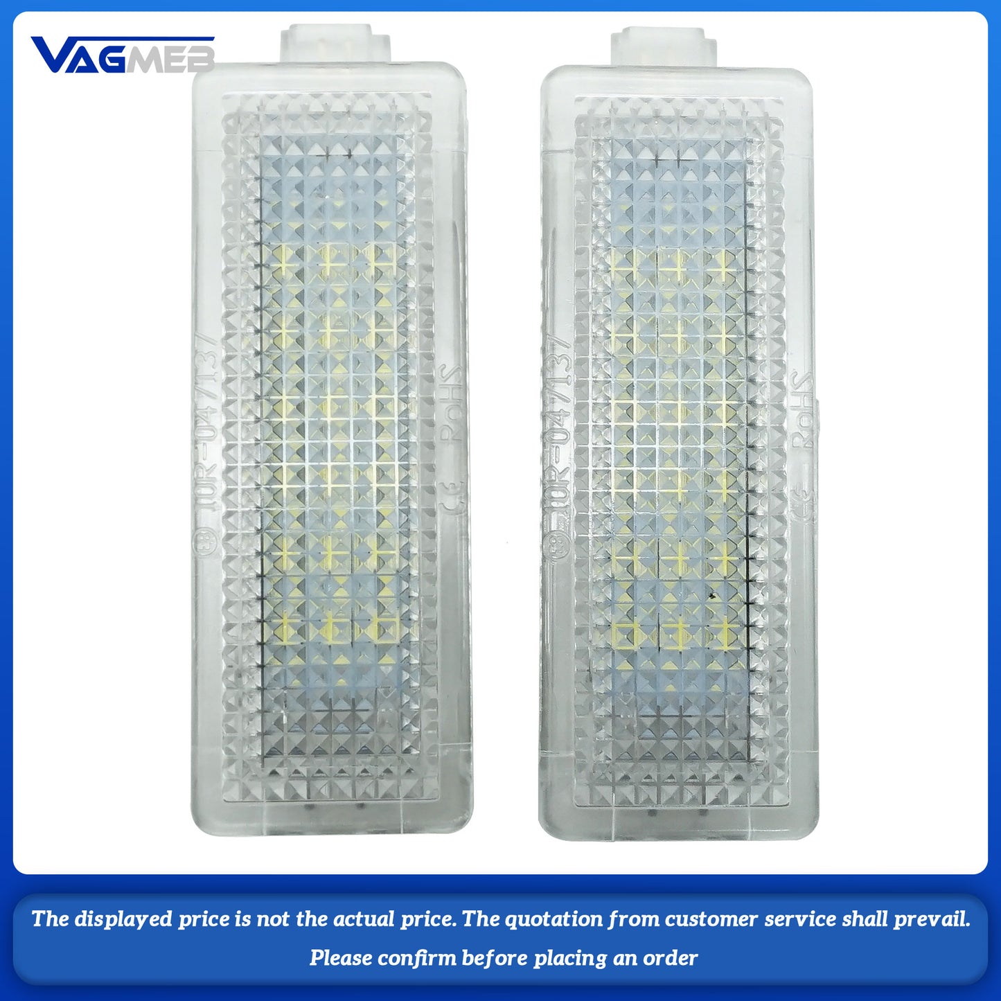 For BMW E92 E93 E60N E61N F10 E63 License plate light