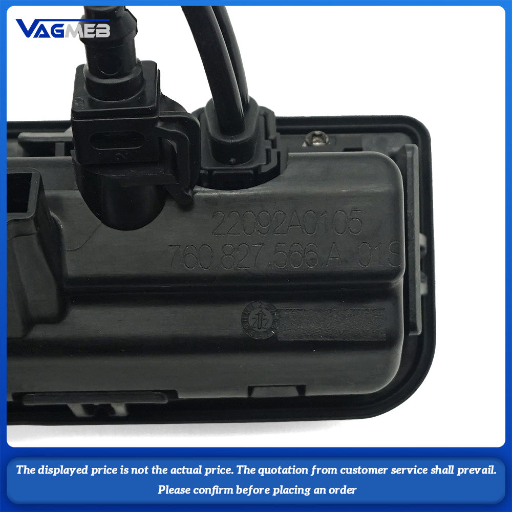 Rear View Camera Trunk handle with For VW Touareg 760 827 566 A