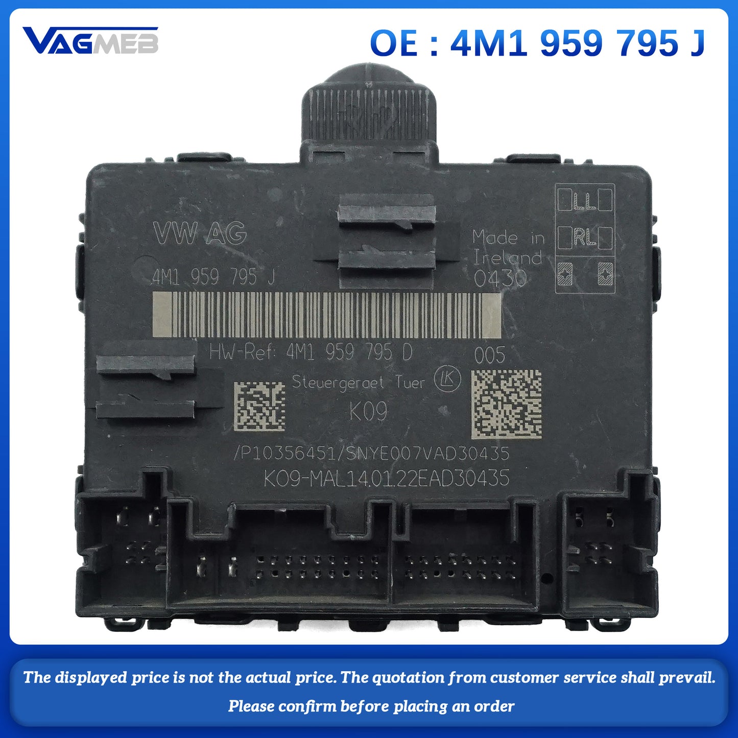 Door Control Module For Audi Q5 Q8 4M1 959 795J