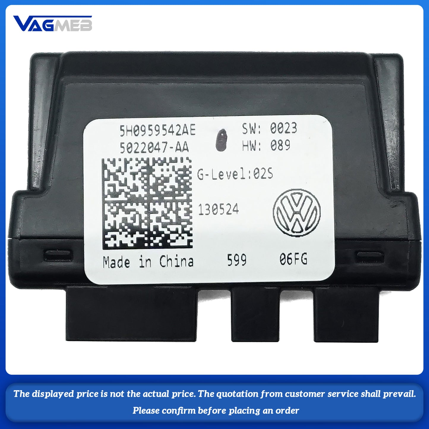 Steering wheel lane keeping hands-free module For VW Arteon Golf 8 MK8 Passat B8 Tiguan T-roc 5H0 959 542 AE 5H0959542AE