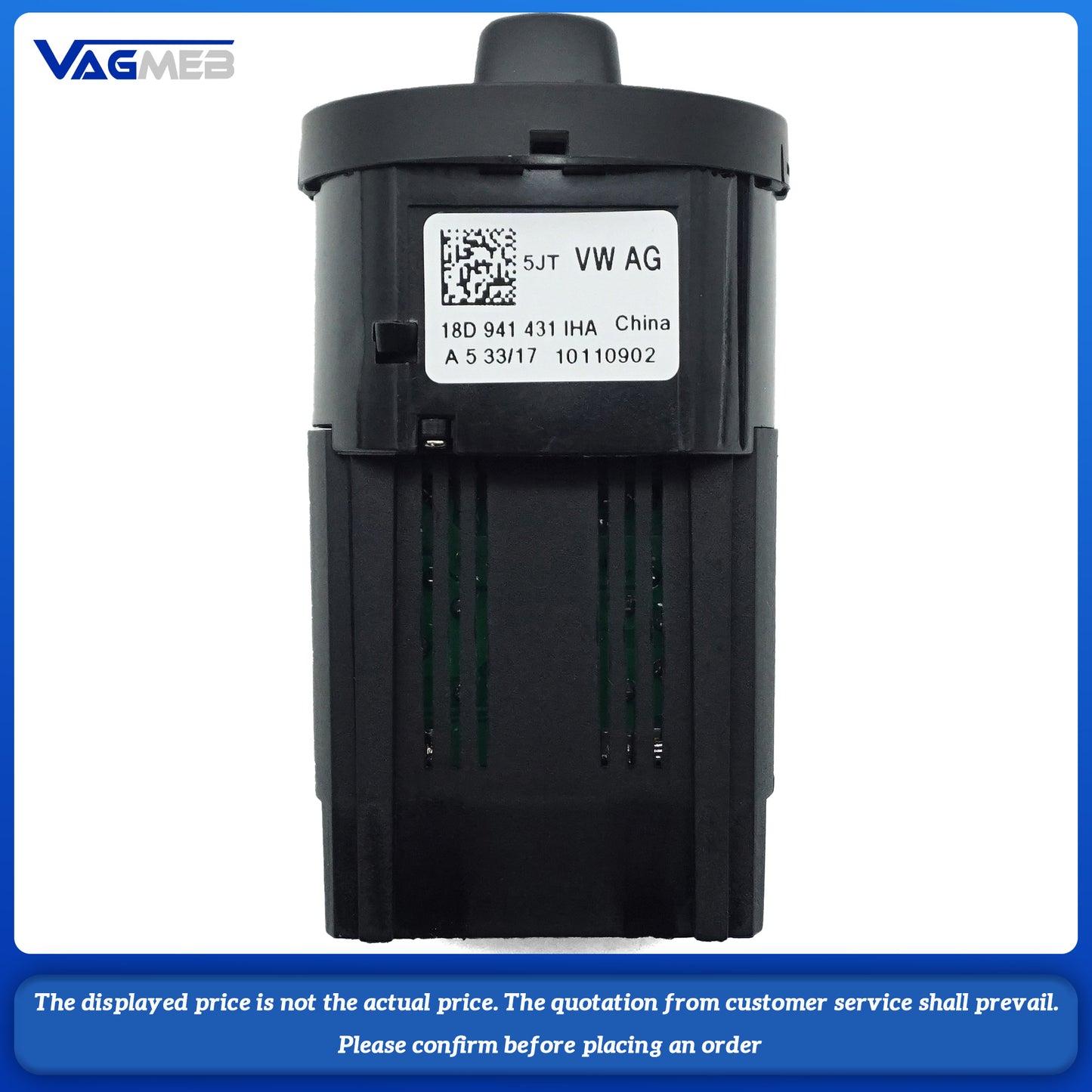 Apply to tiguan Golf 6 Jetta Polo Headlight switch AUTO switch 18D 941 431