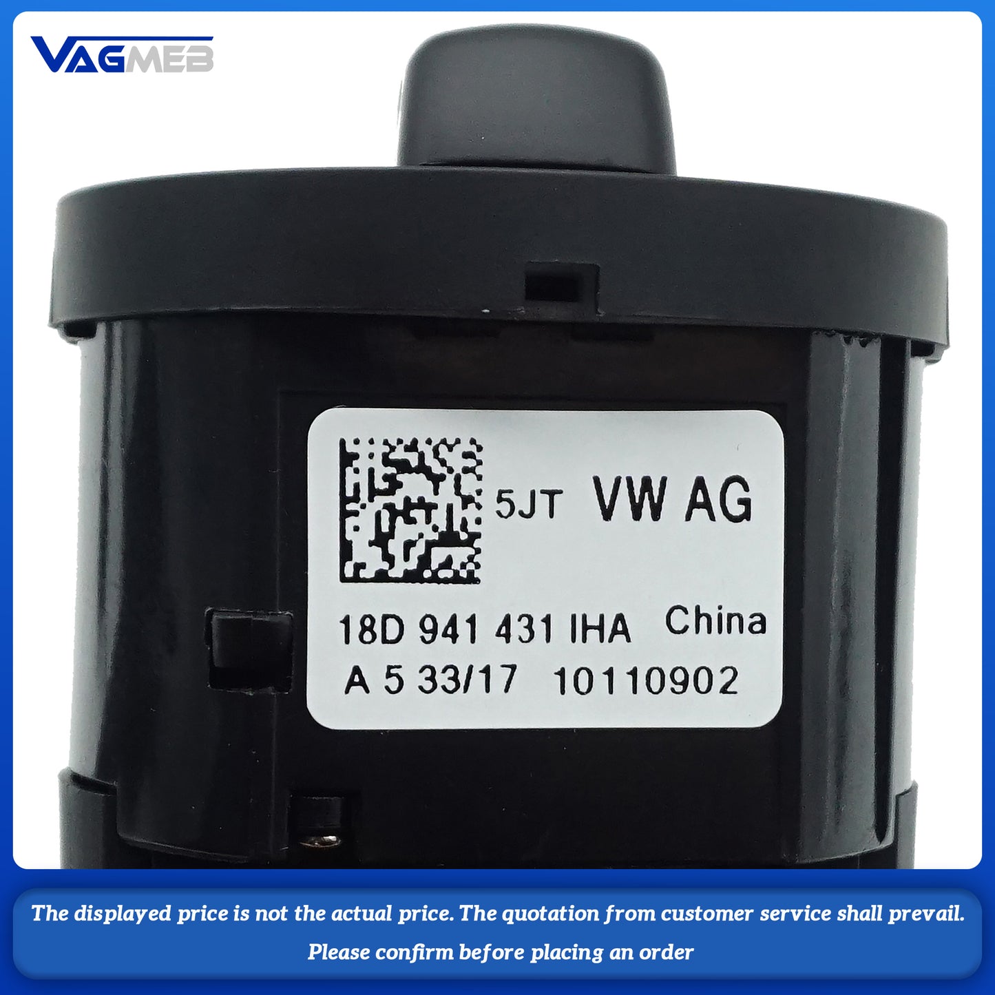 Apply to tiguan Golf 6 Jetta Polo Headlight switch AUTO switch 18D 941 431