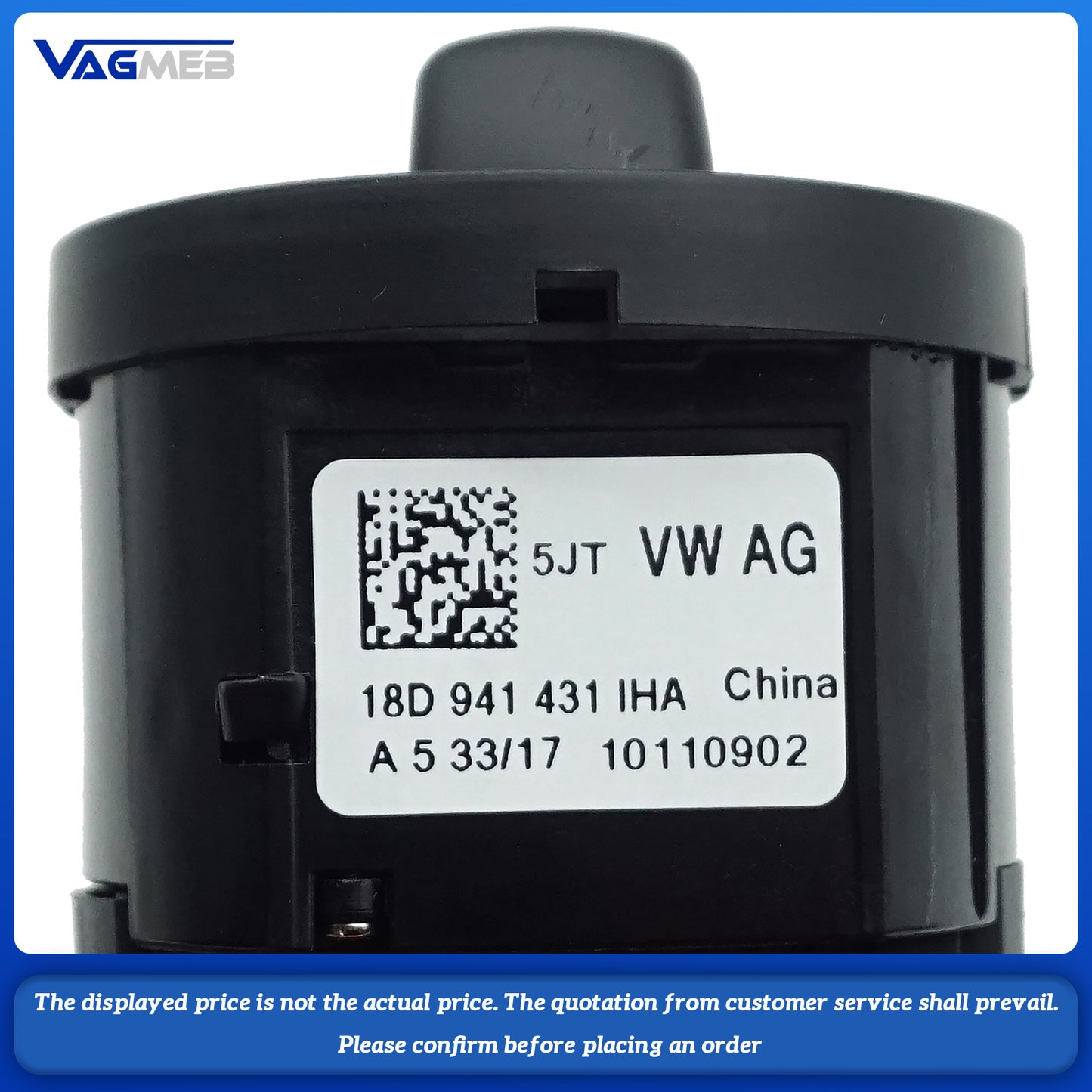 Apply to tiguan Golf 6 Jetta Polo Headlight switch AUTO switch 18D 941 431