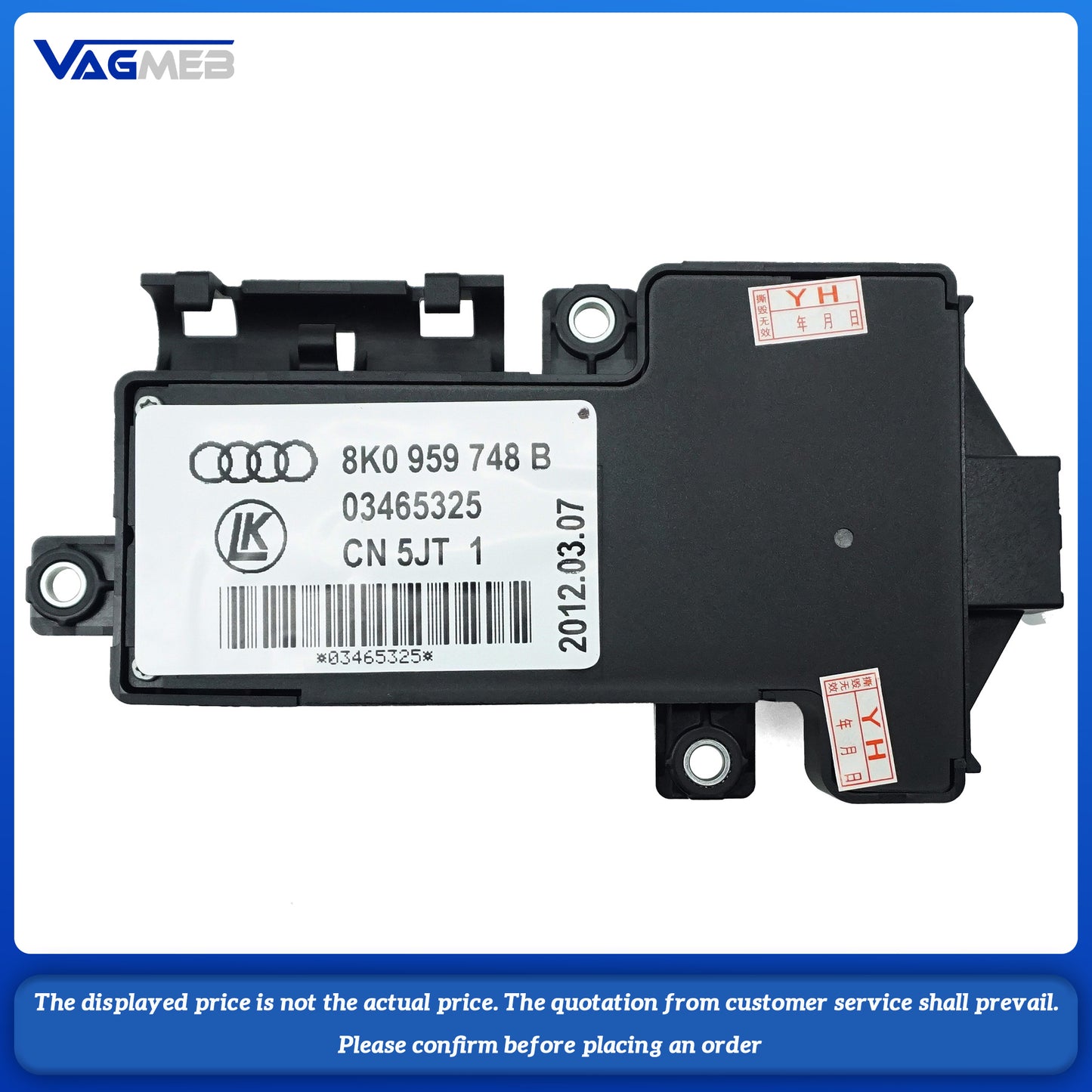 A set of memory For the right steering seat of the VW Passat B8