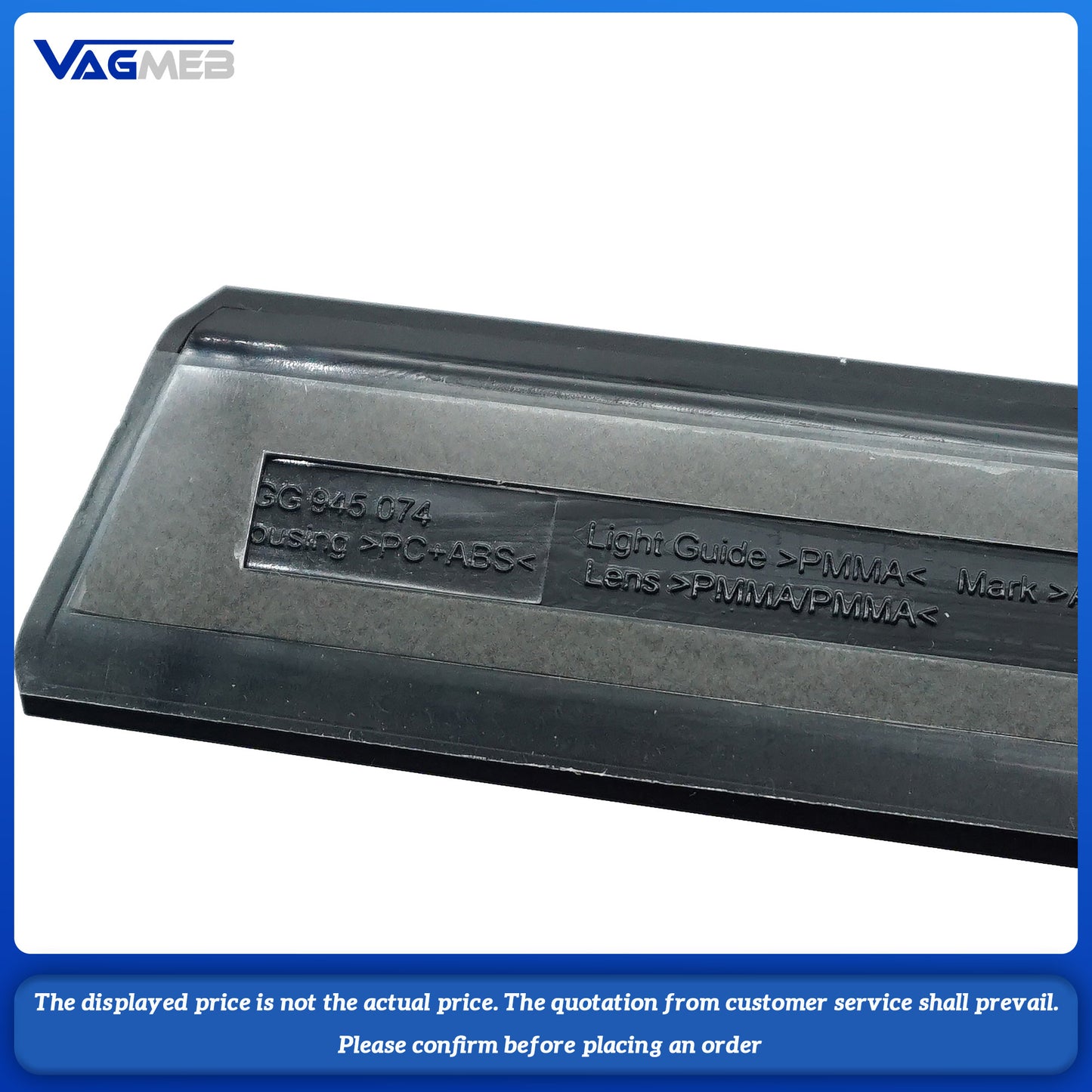 For VW CC Door leaf plate label Wordless sidemarker Door fender logo