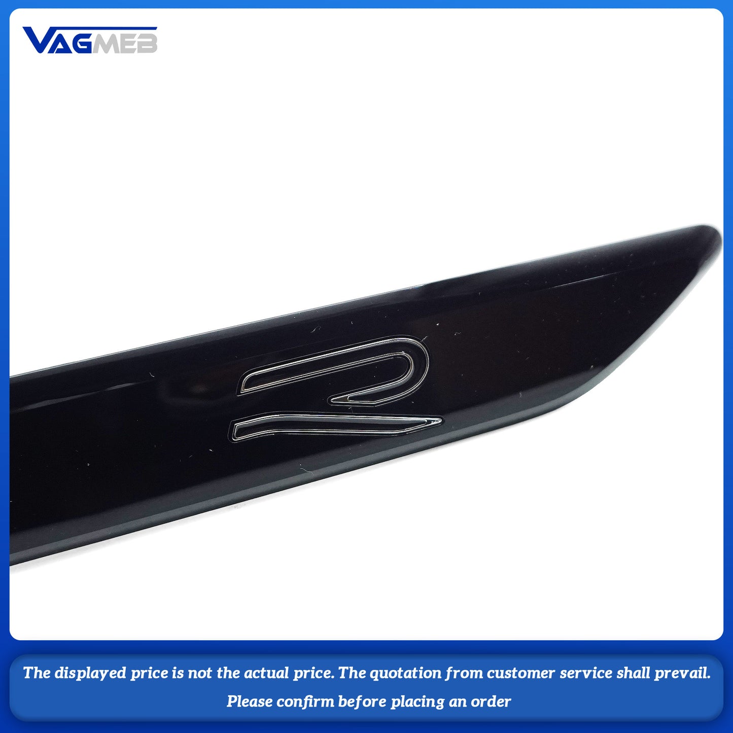 For VW CC Door leaf plate label Wordless sidemarker Door fender logo