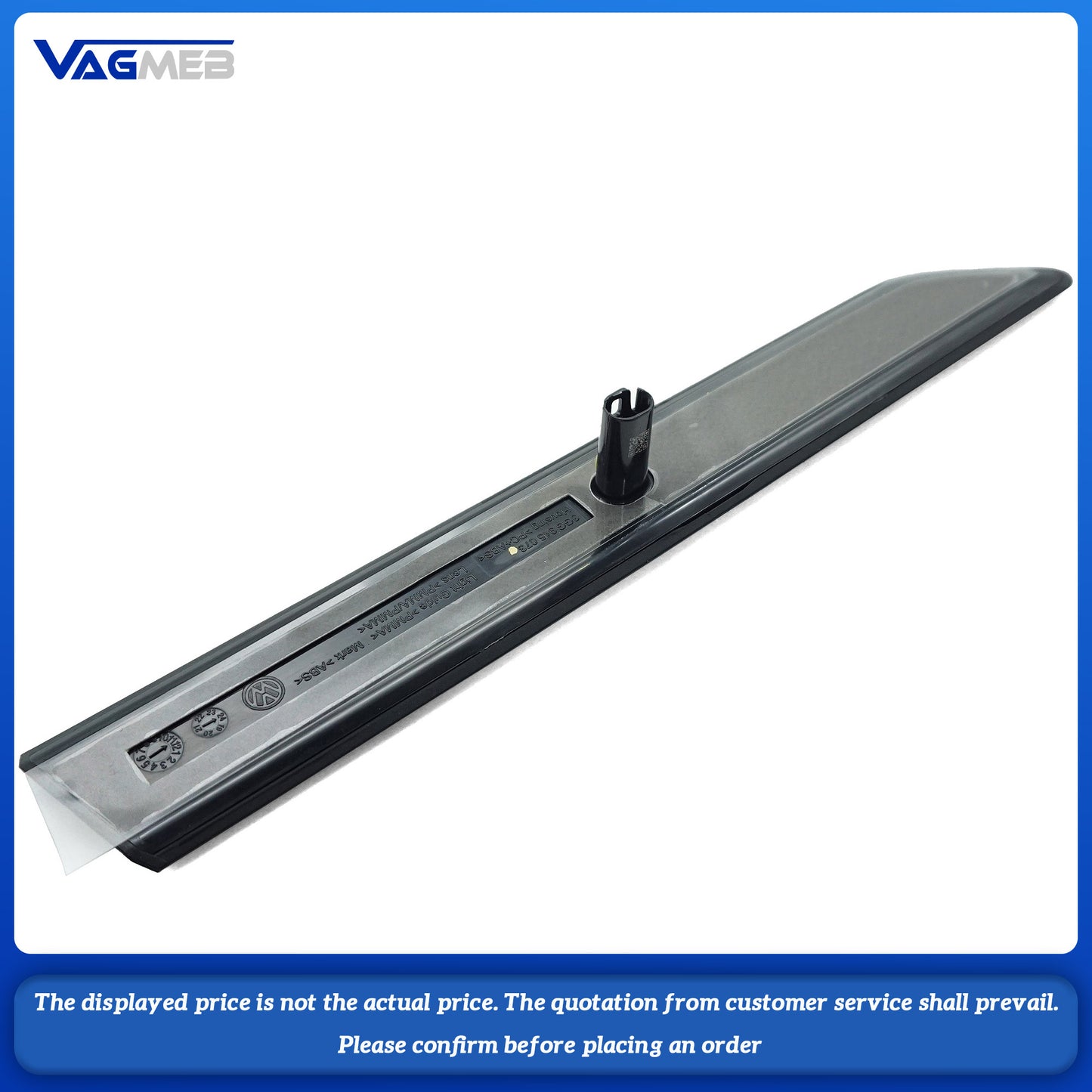 For VW CC Door leaf plate label Wordless sidemarker Door fender logo