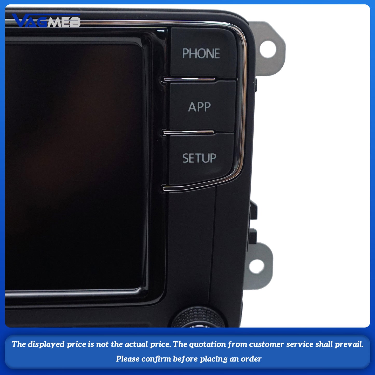 For VW 187B Host 6 buttons and adapter cable Equipped with wireless CARPLAY 6RD035187B 6RD 035 187 B