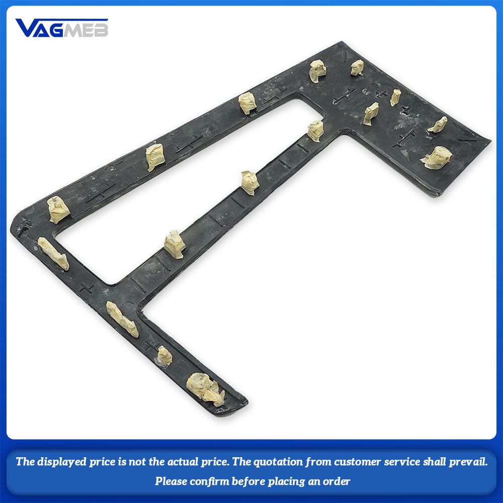 For Audi A6 A7 Forged carbon trim plate for the water cup holder in the central passage