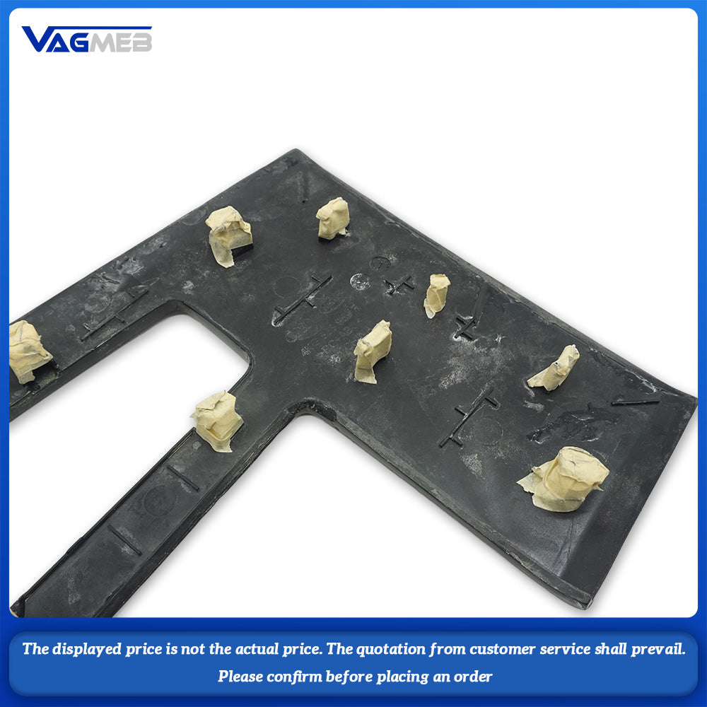 For Audi A6 A7 Forged carbon trim plate for the water cup holder in the central passage