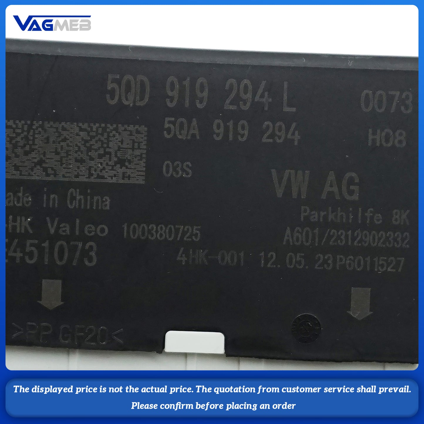 For VW Polo Park Assist System Kit PLA Auto Parking OPS 8K