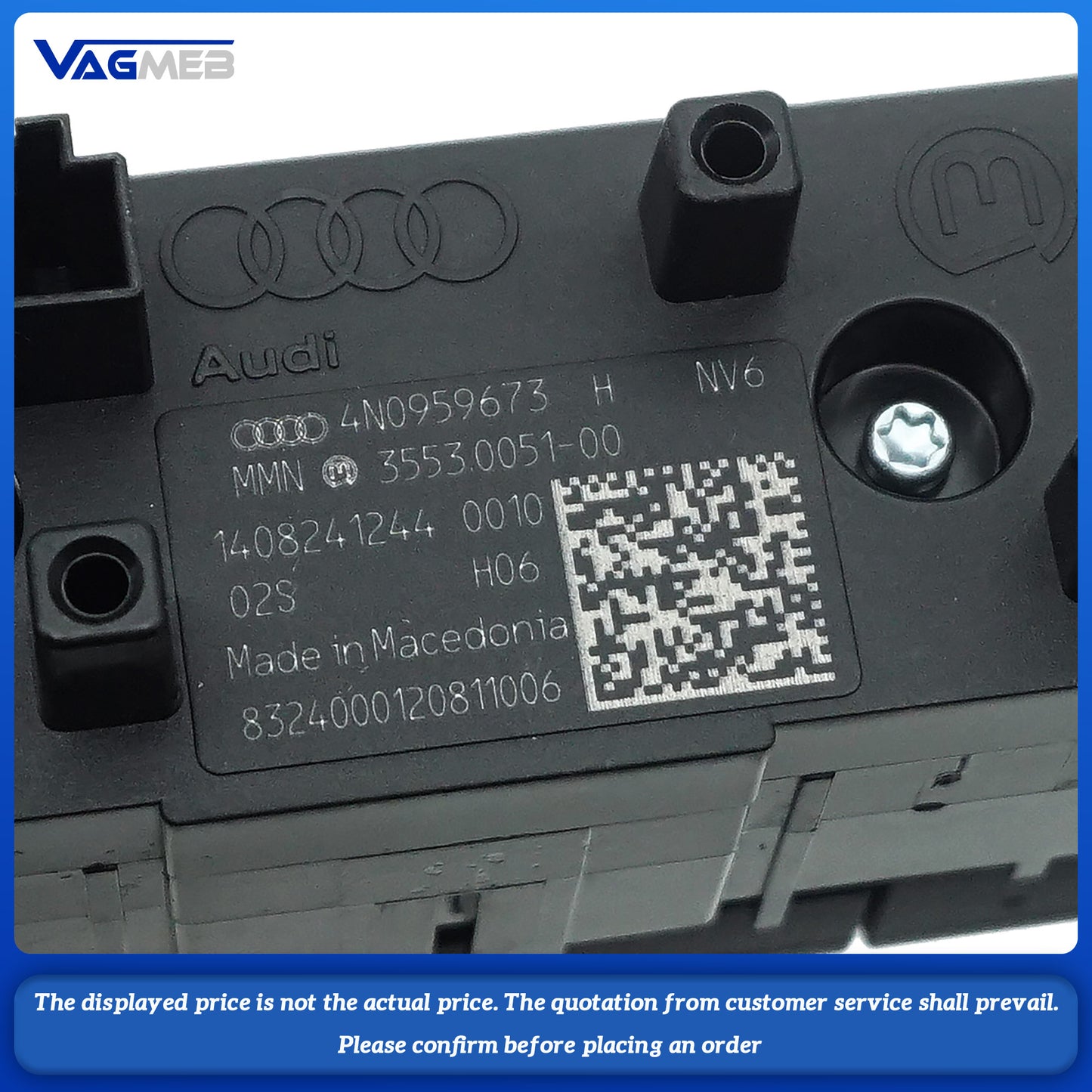 For Audi high-end A6C8 A7 frosted parking radar switch 4N0 959 673H