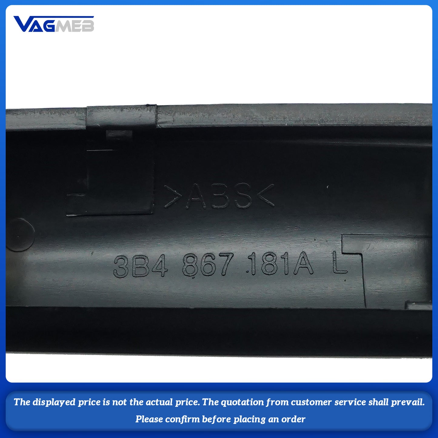 Mahogany door handle Switch base For VW Passat B5