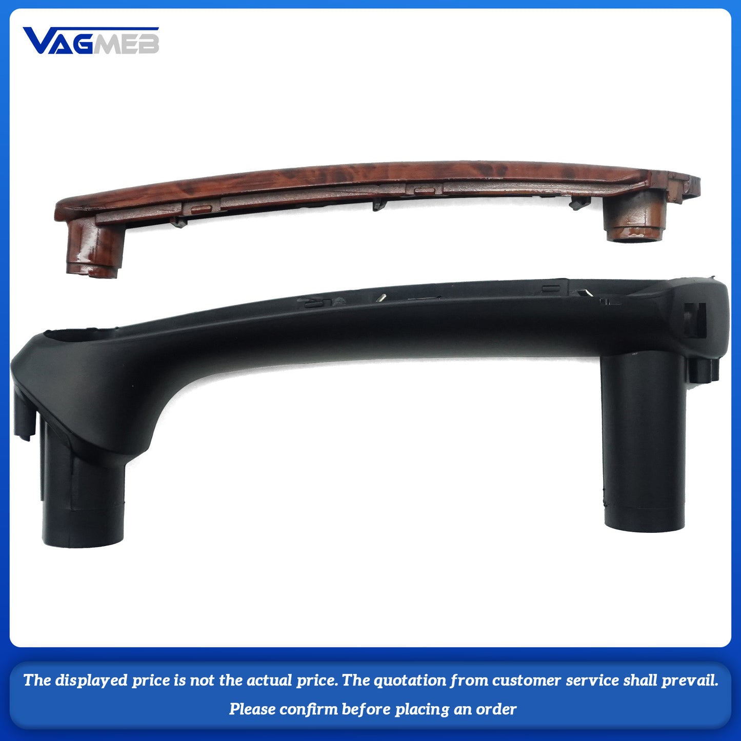 Mahogany door handle Switch base For VW Passat B5